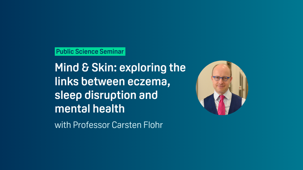 Science Seminar header Professor Carsten Flohr