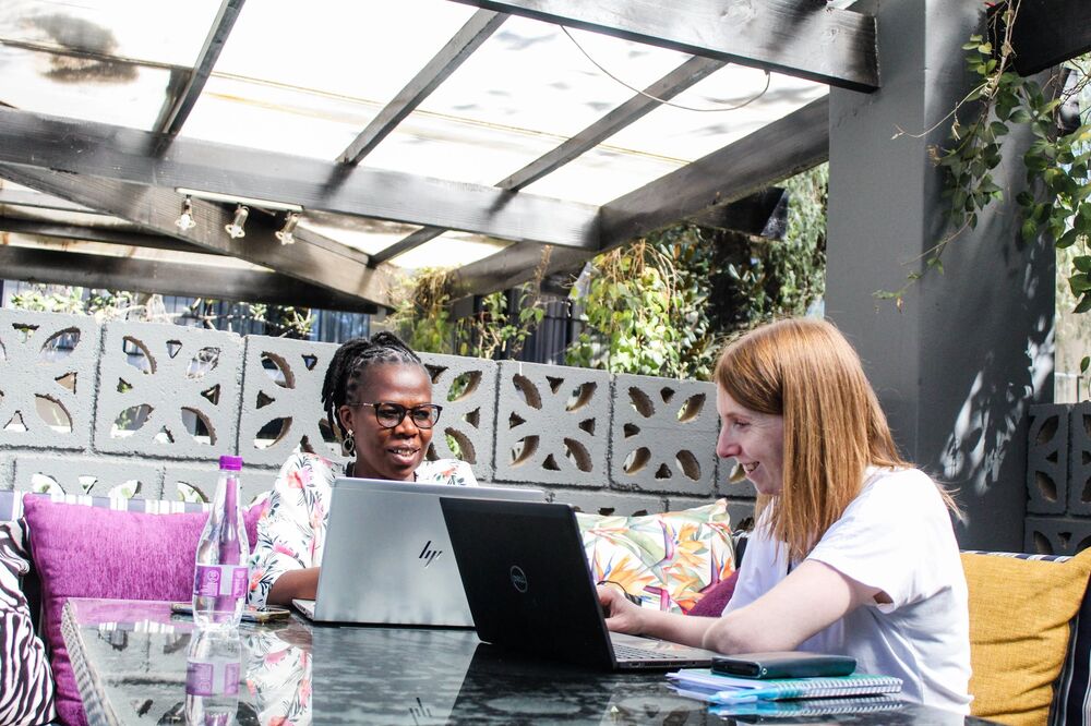 Dr Clare McCormack and Dr Debora Charles Kajeguka