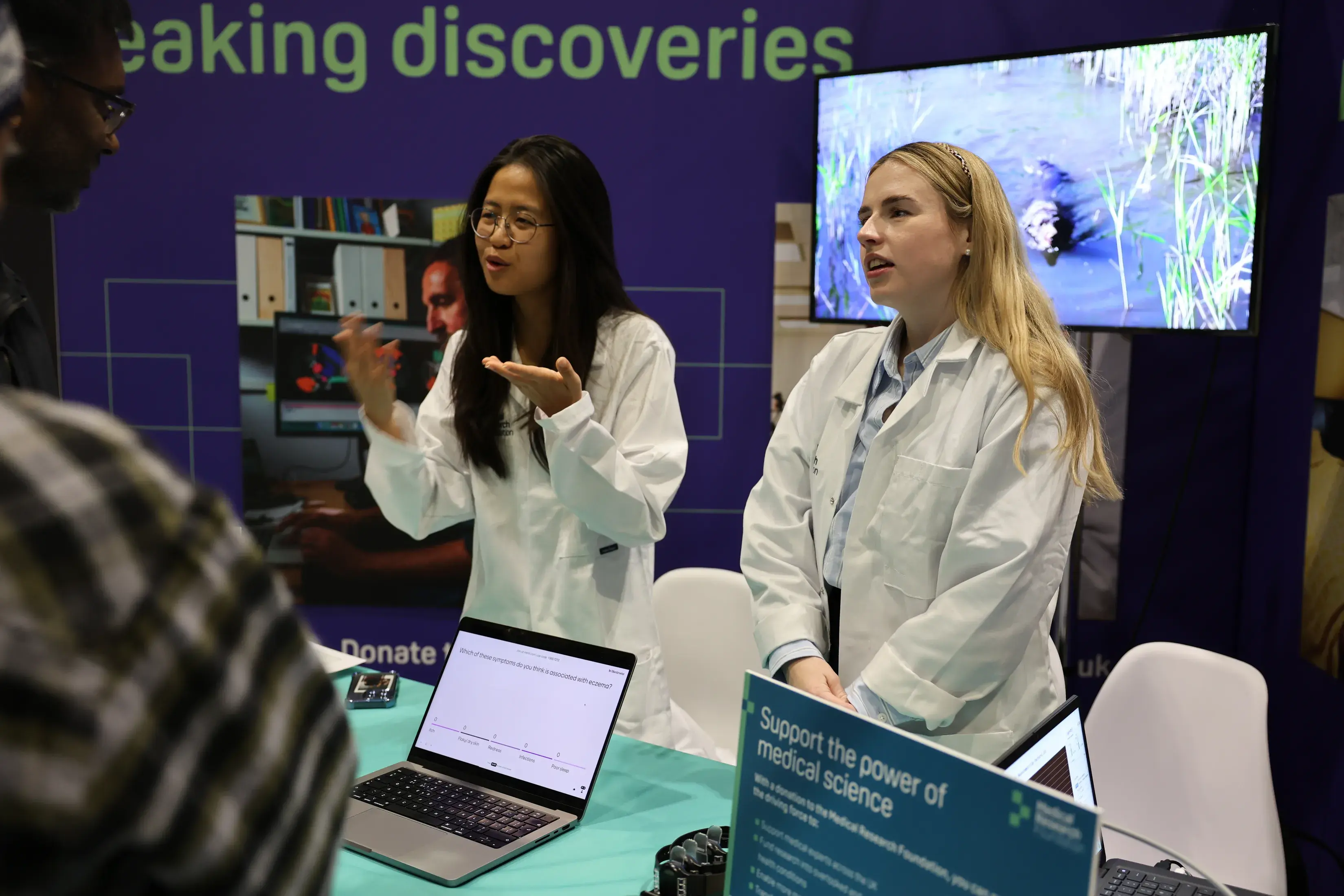 New Scientist Live - Researchers talking with members of the public