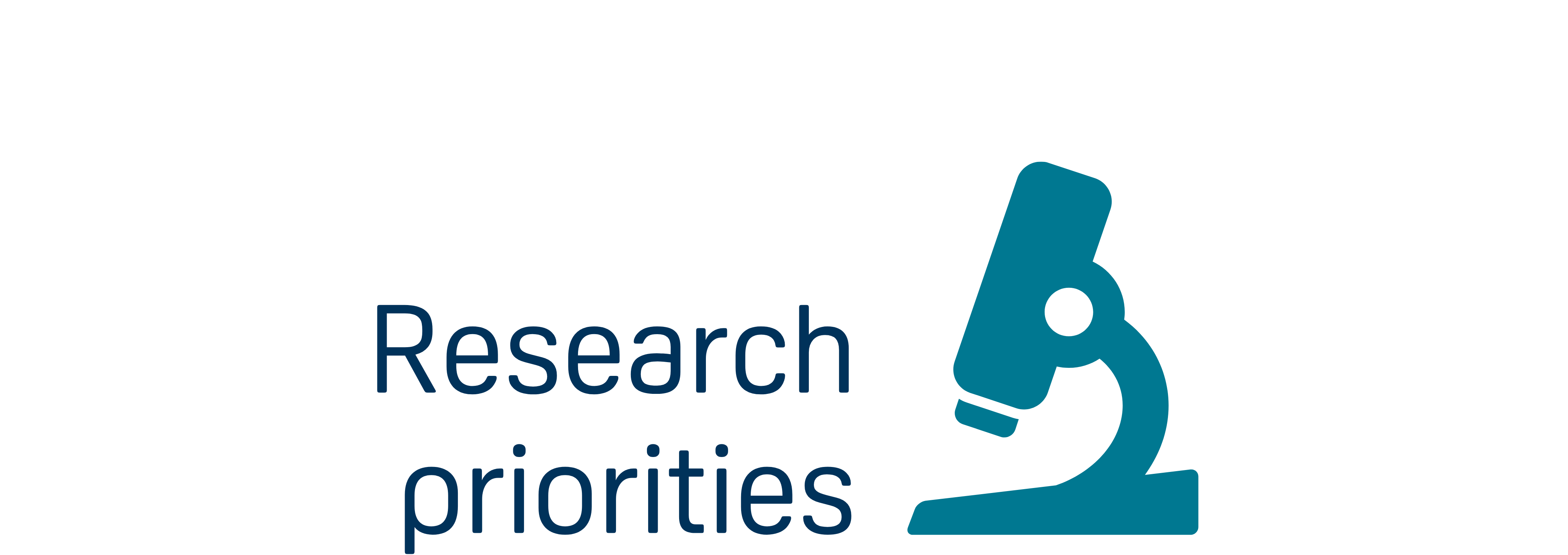 Research priorities graphic