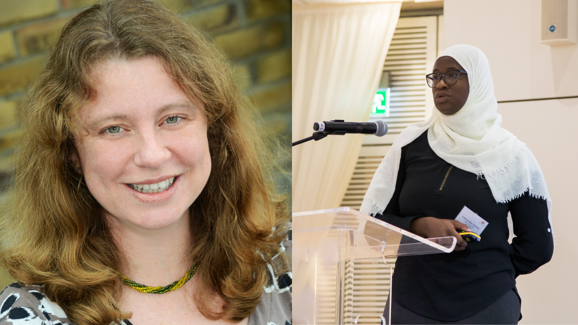 Dr Jacqueline Cliff and Dr Fatoumatta Darboe