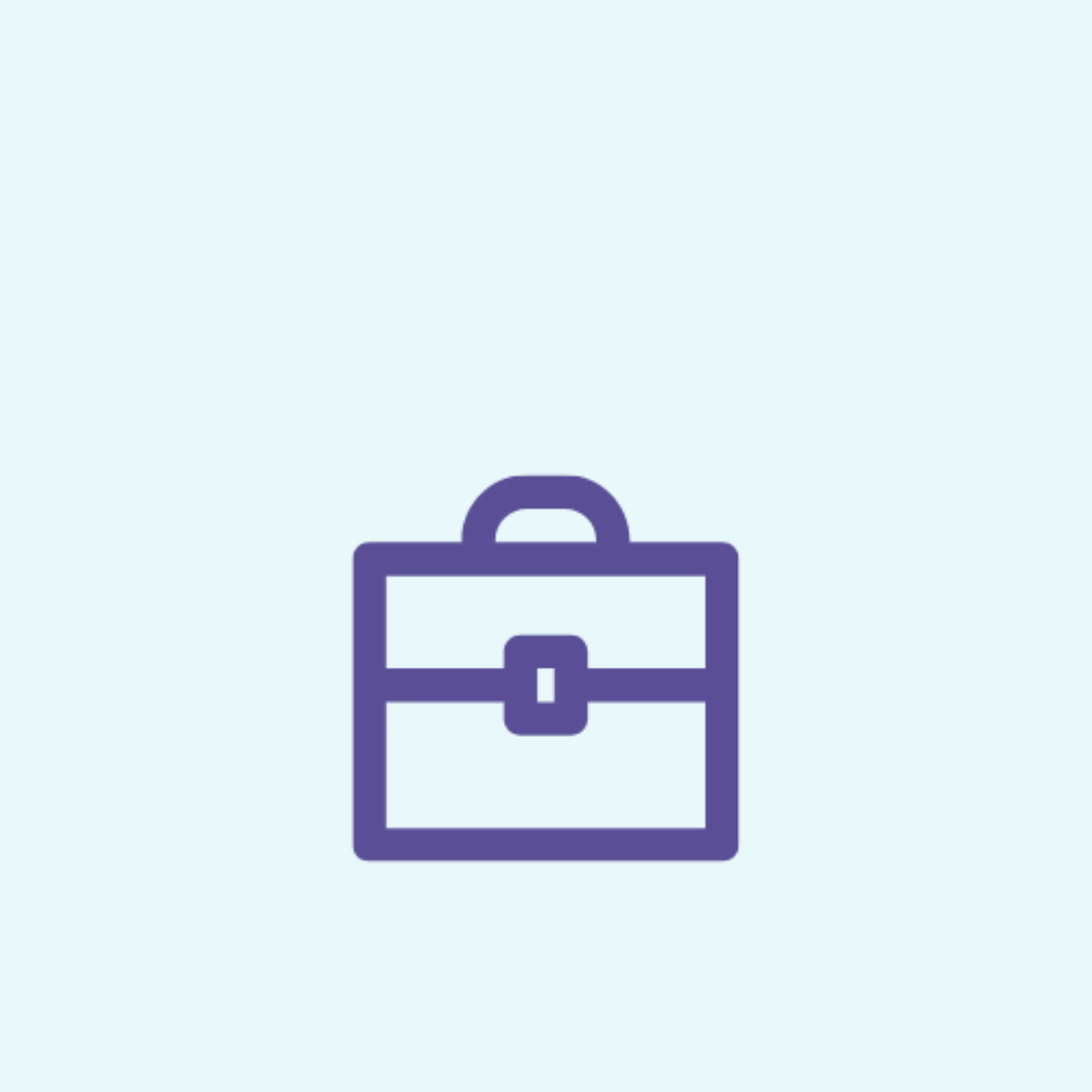 Briefcase icon purple
