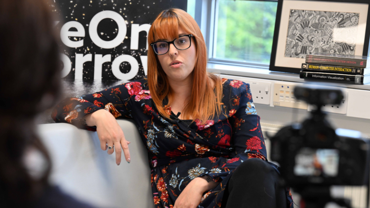 Dawn Branley Bell in an interview with the Foundation comms team