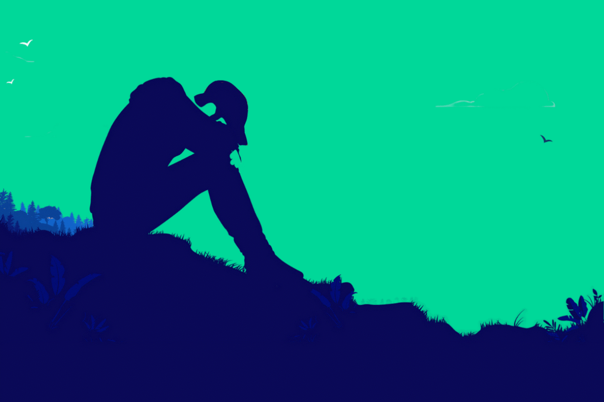 Depression illustration Medium